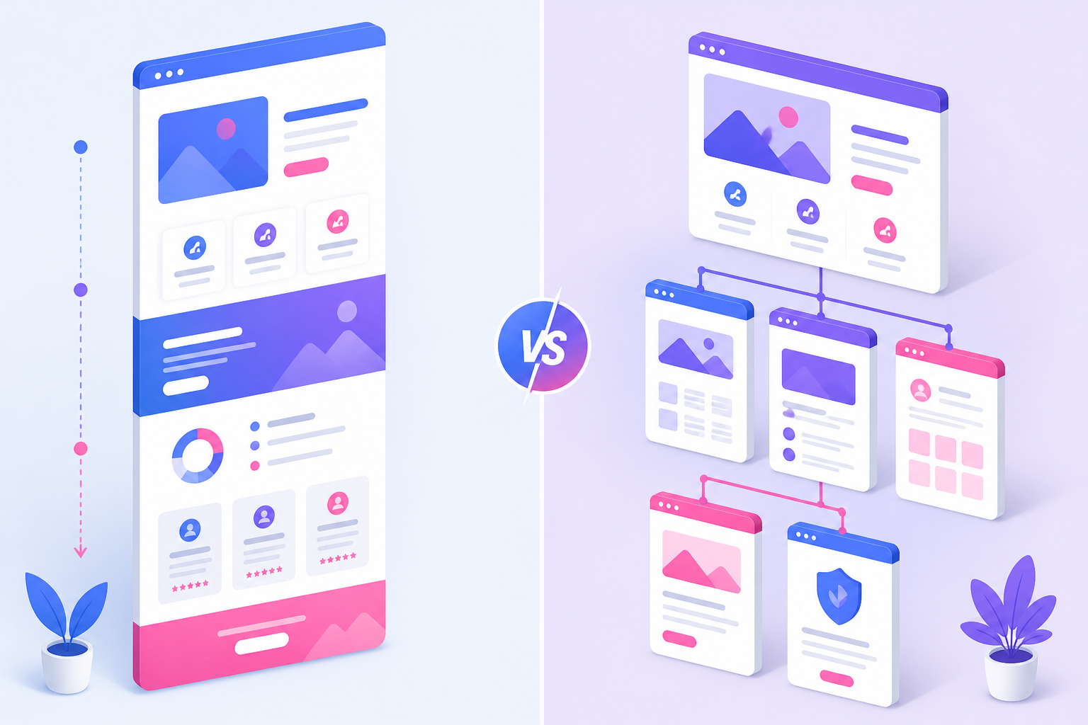 Landing vs sitio web: cuál te conviene (sin venderte lo caro)